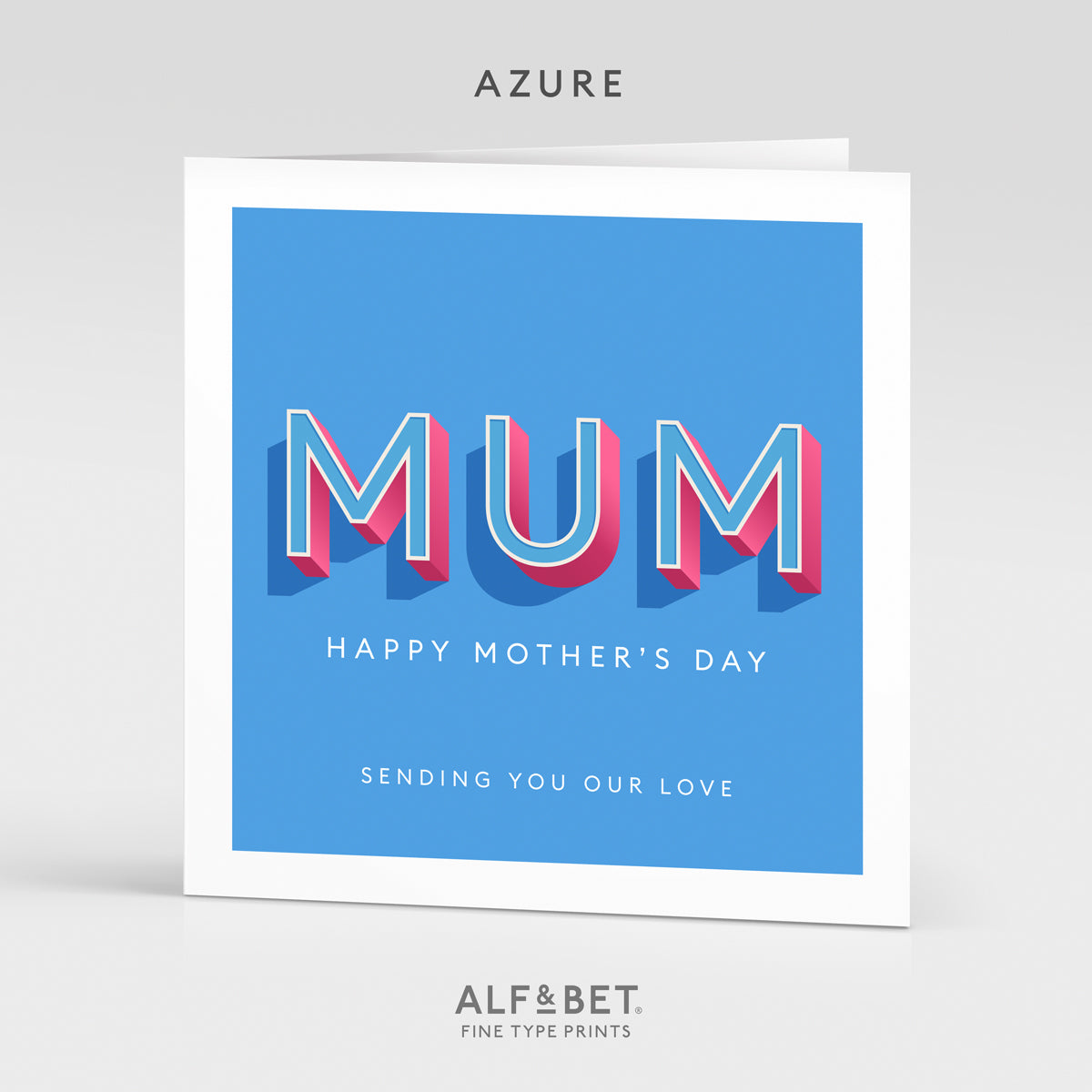 Personalised Mother’s Day Card - Bold Colours