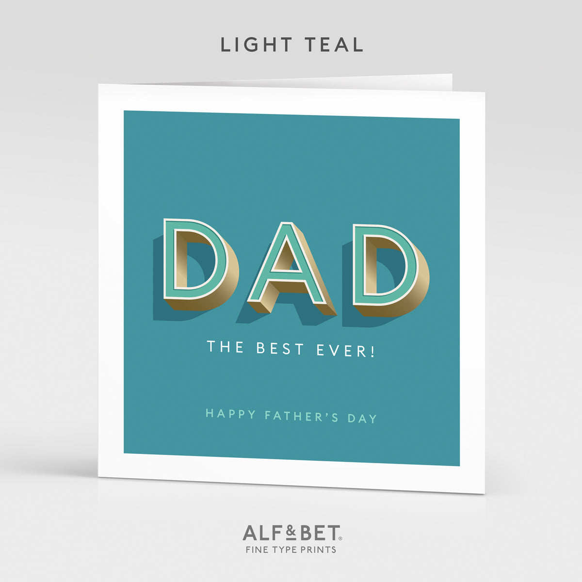 Personalised Father’s Day Card from Alf and Bet.