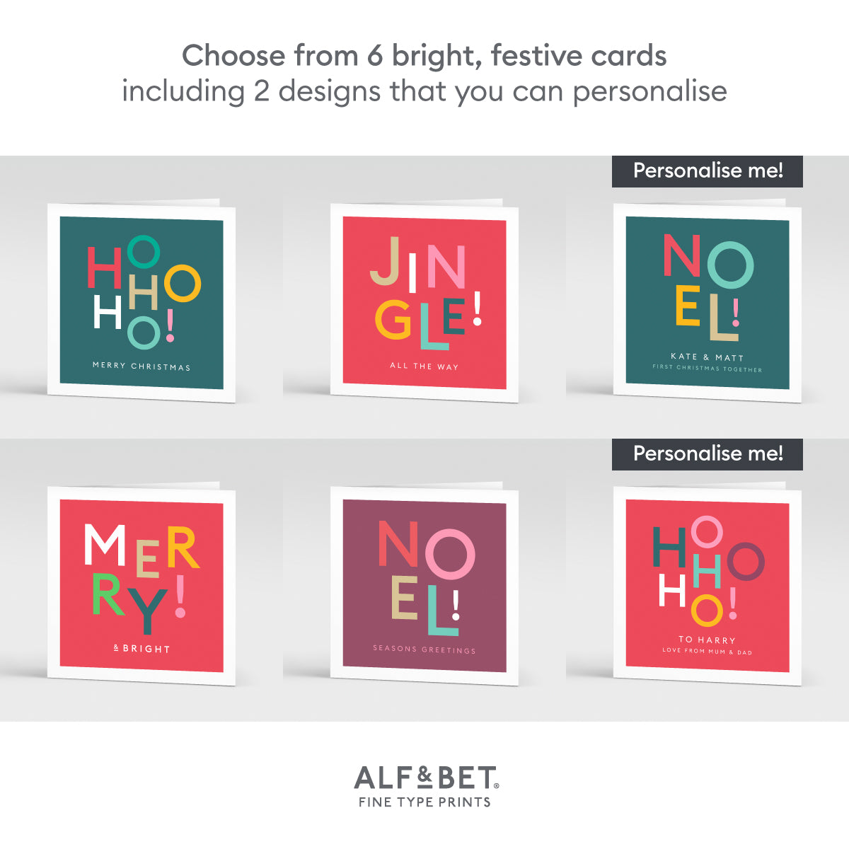 Ho Ho Ho! Christmas Greeting Card