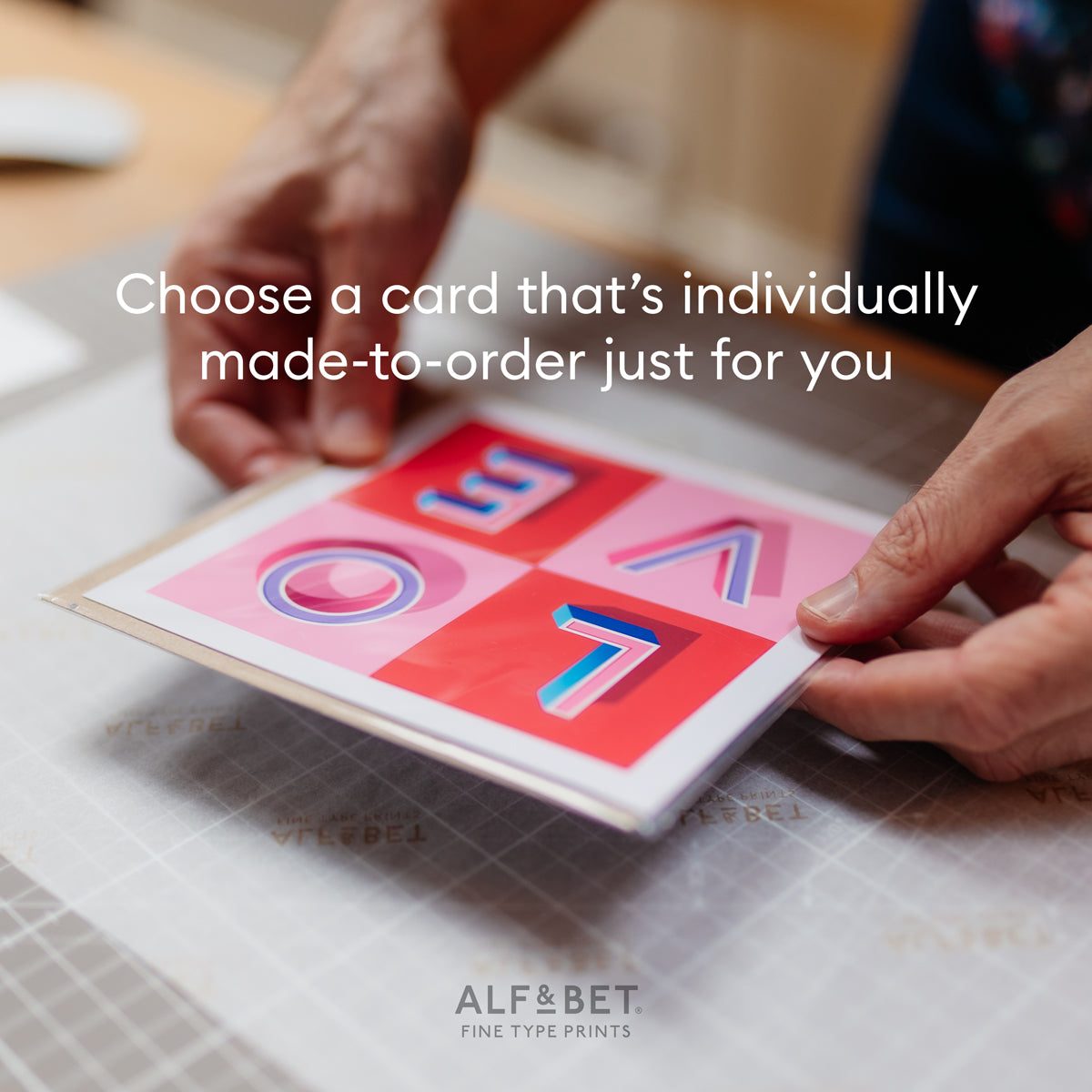 Designs from Alf and Bet.