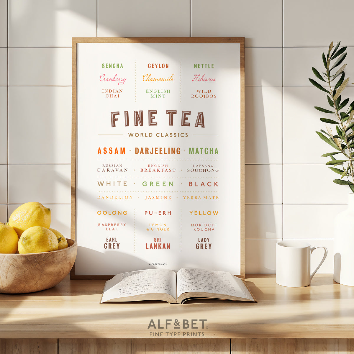 World Classics - Fine Tea Print