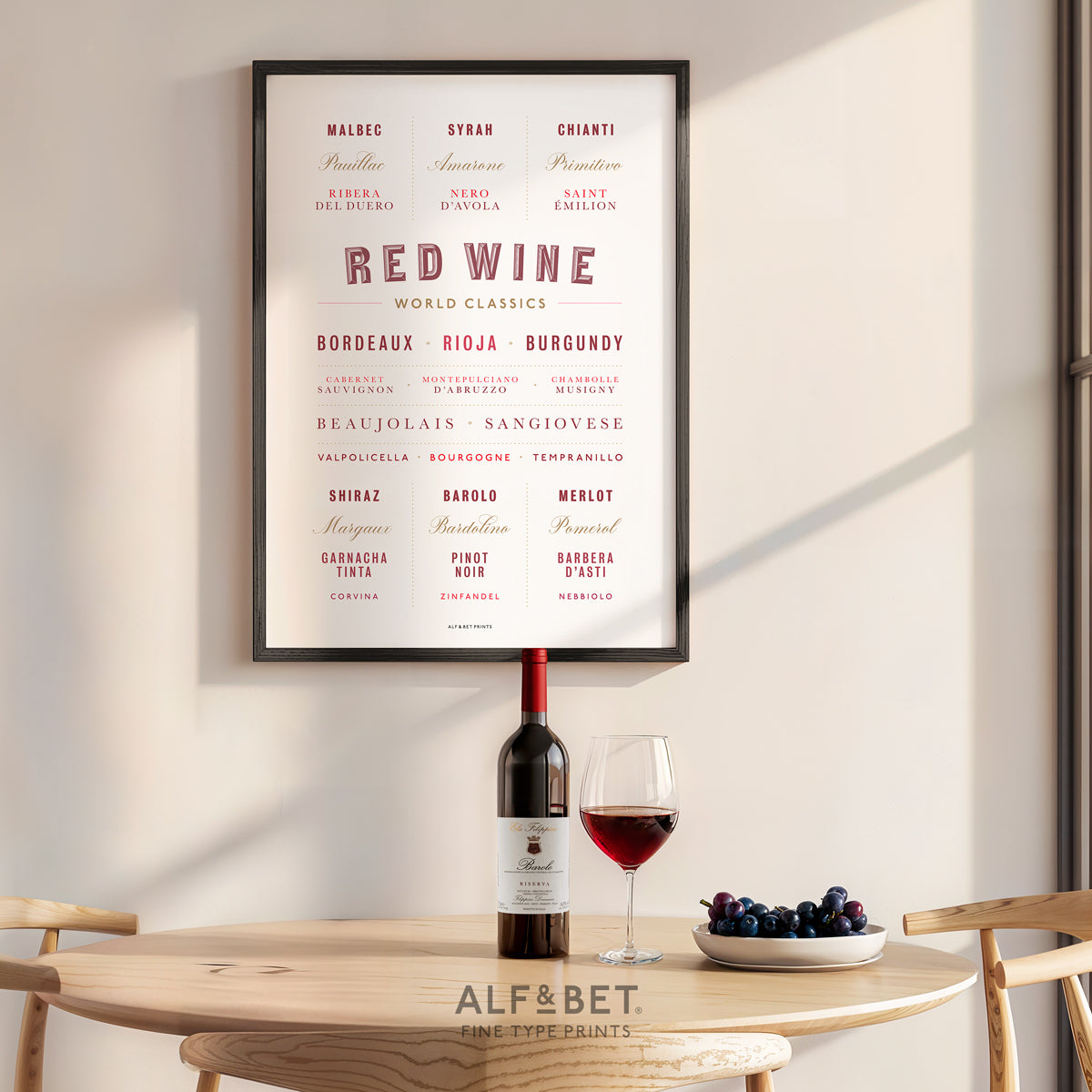 World Classics - Red Wine Print