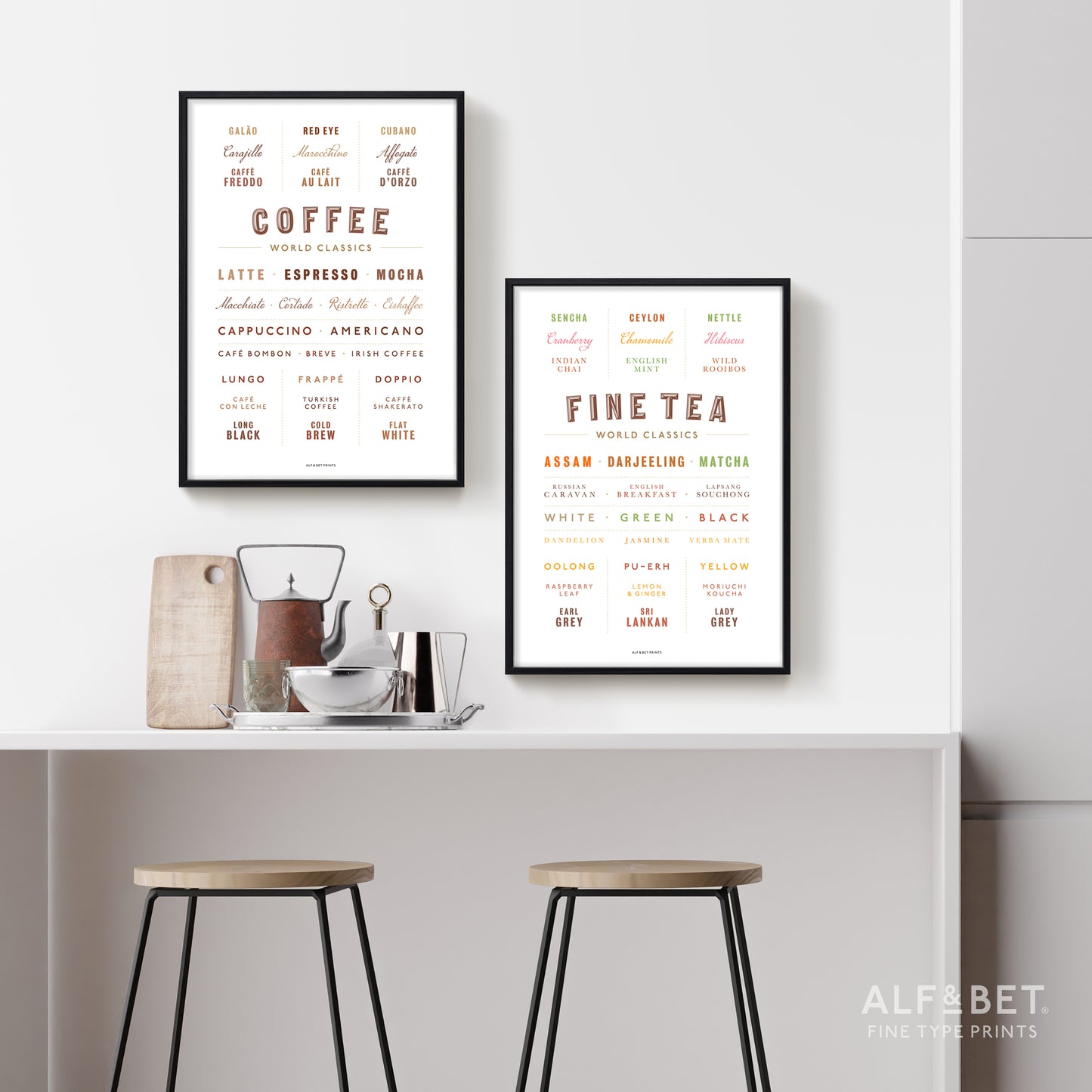 World Classics - Fine Tea Print from Alf and Bet