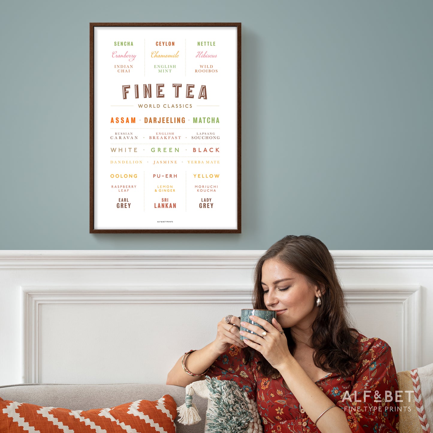 World Classics - Fine Tea Print from Alf and Bet