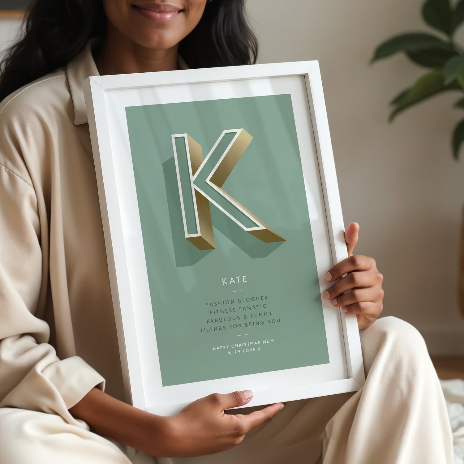 A personalised special occasion print from Alf and Bet