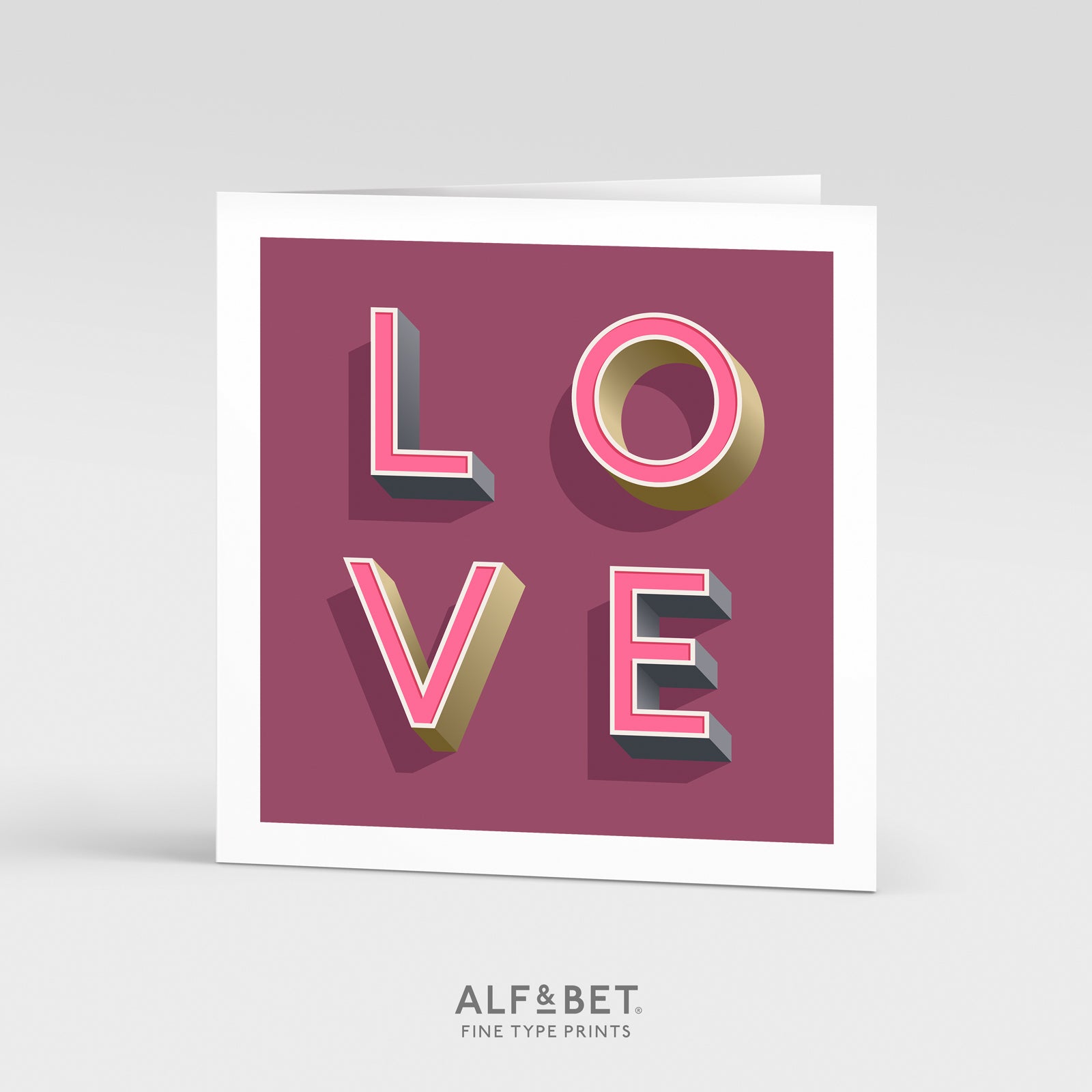 Valentine’s Day Card from Alf and Bet.