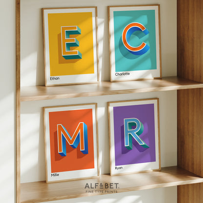 Personalised Name and Letter Prints
