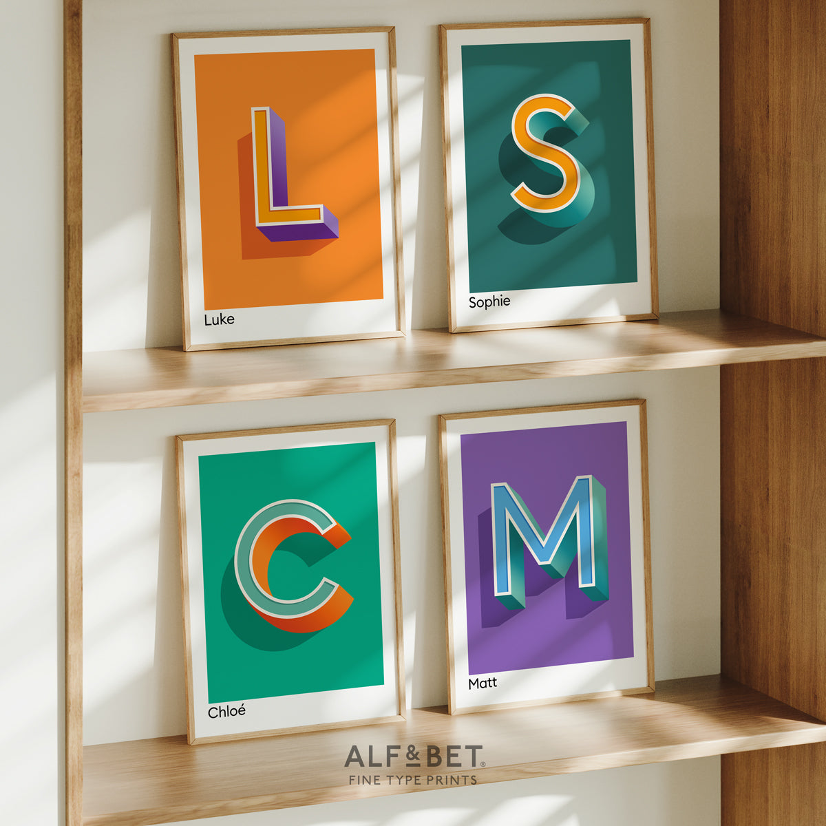 Personalised Name and Letter Prints