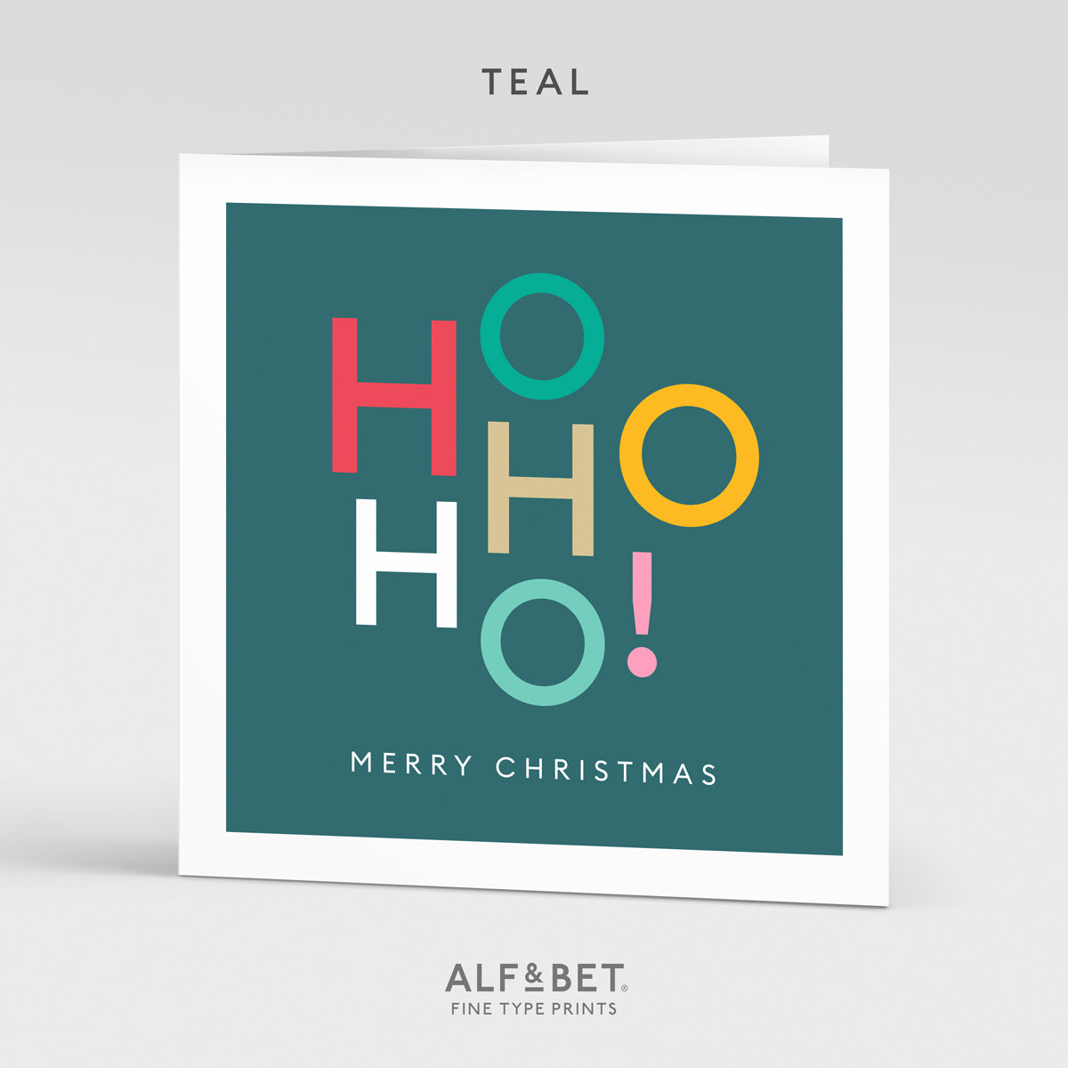 Ho Ho Ho! Christmas Greeting Card from Alf and Bet