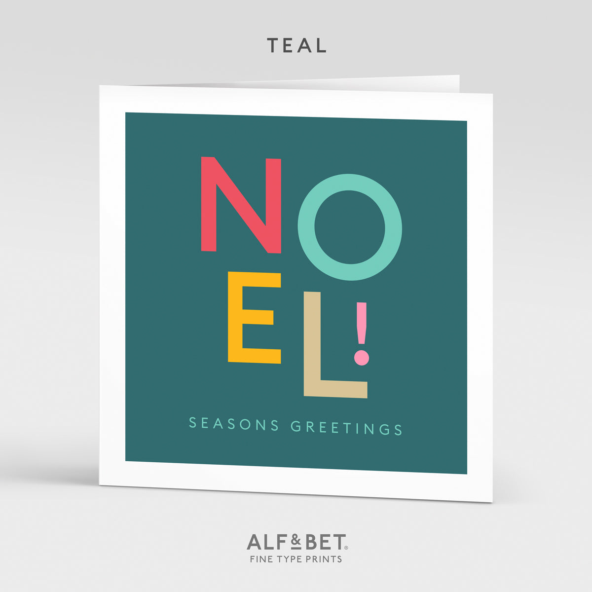 Noel Christmas Greeting Card from Alf and Bet.