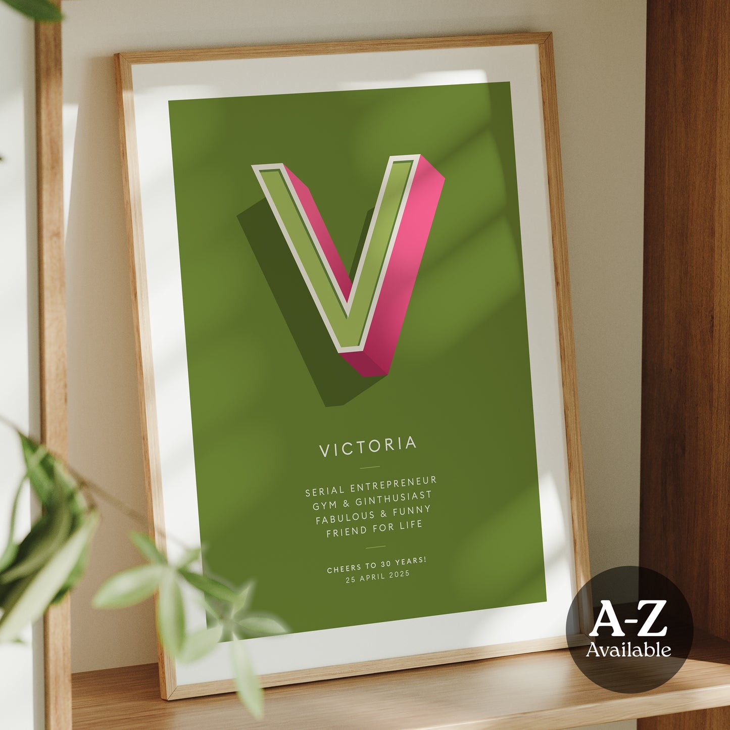 Dill Green Personalised Occasion Print - what4things
