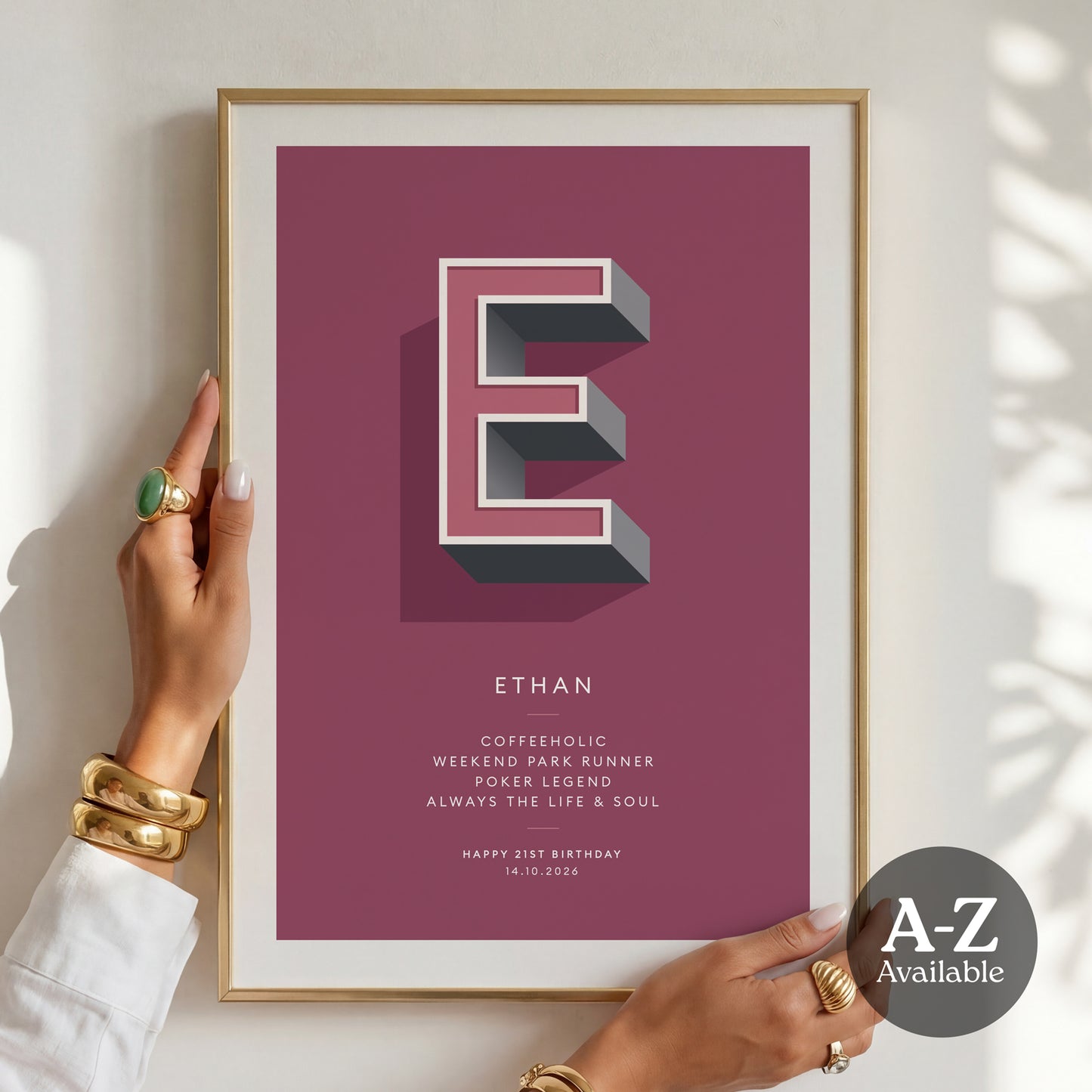 Mulberry Personalised Occasion Print - what4things