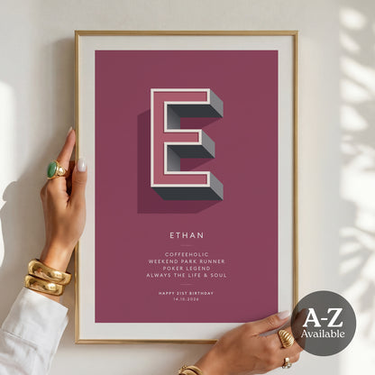 Mulberry Personalised Occasion Print - what4things